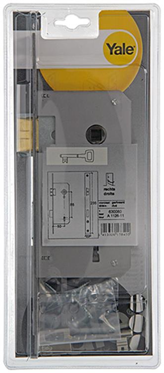 Yale 1019014 - 1 serrure double mortaise droite a1126 50mm | 1 pièce