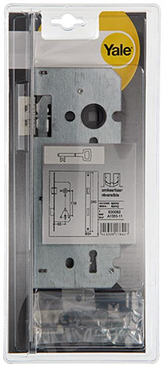 Yale 1019015 - 1 serrure double mortaise l r a1353 50mm | 1 pièce