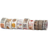 Ruban de masquage Creativ company, l: 3+5 m, l: 15+25 mm, 9 rouleaux 1 boîte