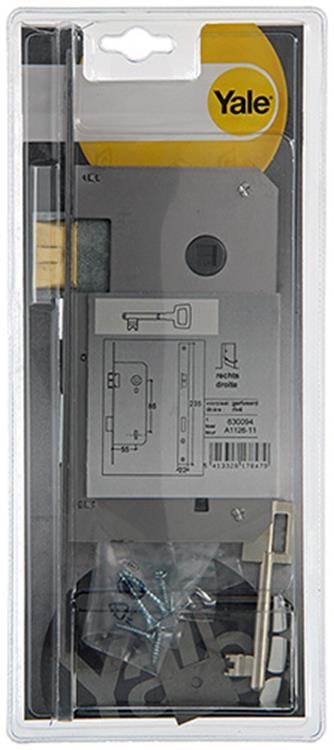 Yale 1019021 - 1 serrure double mortaise droite a1126 55mm | 1 pièce