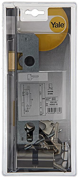 Yale 1019038 - 1 serrure de porte étroite + cylindre. sélectionnez rm2652 23 mm | 1 pièce