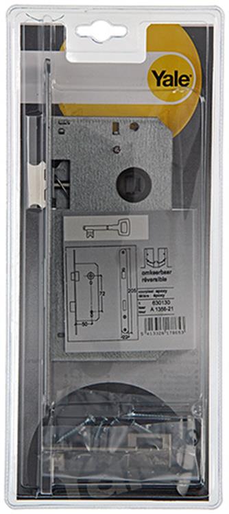 Yale 1019039 - 1 serrure double mortaise l r a1356 50mm | 1 pièce