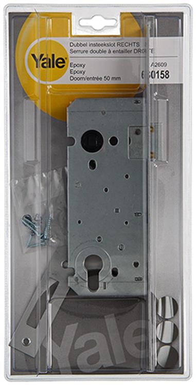 Yale 1019053 - 1 serrure à mortaise cylindre z double r a2609 50mm | 1 pièce