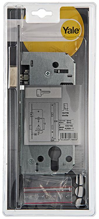 Yale 1019054 - 1 serrure à mortaise double l r a2606 50mm | 1 pièce