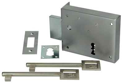 Yale 1019116 - 1 serrure de cave de base gauche b4120 100mm | 1 pièce