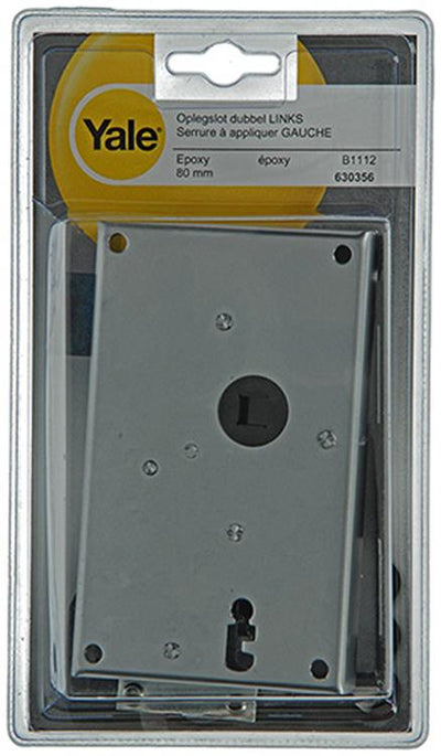 Yale 1019126 - serrure de jante époxy double l b1112-00 80mm | 1 pièce