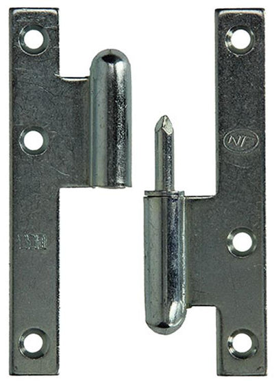 Yale 1019136 - 3 charnières en acier galvanisé à droite 110x60mm | 2 pièces
