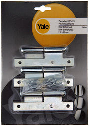 Yale 1019136 - 3 charnières en acier galvanisé à droite 110x60mm | 2 pièces - afbeelding 3