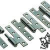 Yale 1019143 - 3 charnières lourdes plaquées coin droit droit 110x70mm | 2 pièces