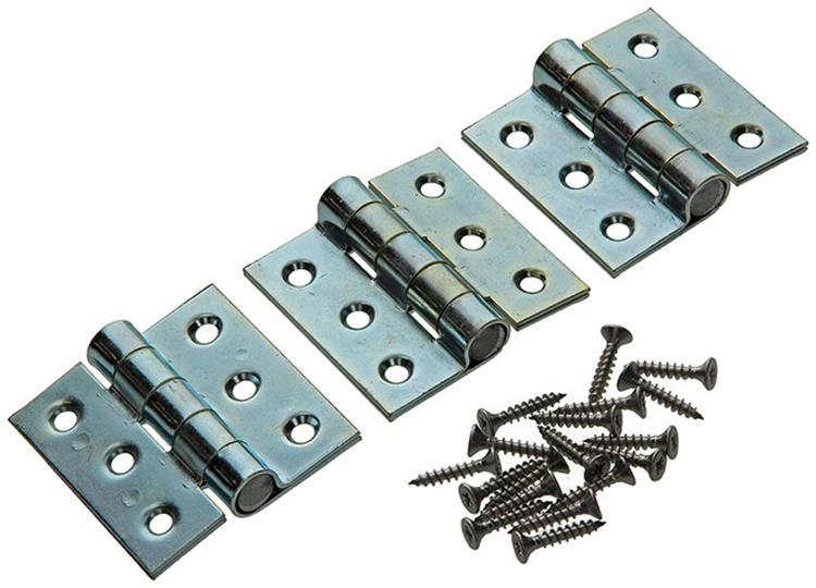 Yale 1019151 - 3 briquettes de fer 1 lame pliée 2 1 2 pouces | 2 pièces