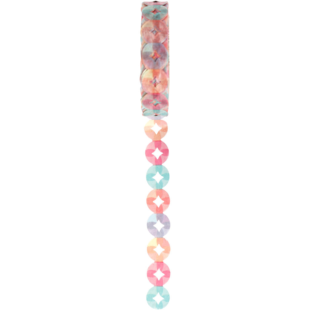 Ruban washi en dentelle Creativ company, l: 10 mm, 5 m 1 rouleau