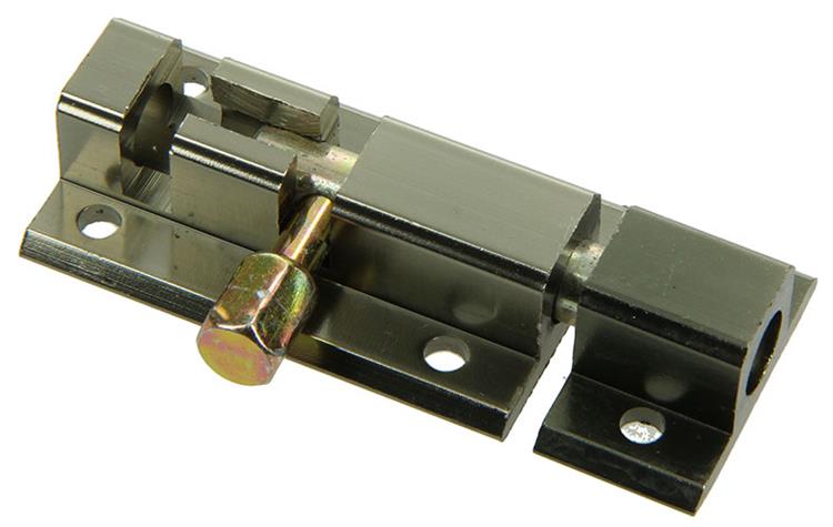 Yale 1019183 - boulon profilé avec support de verrouillage bruni 50mm | 5 pièces
