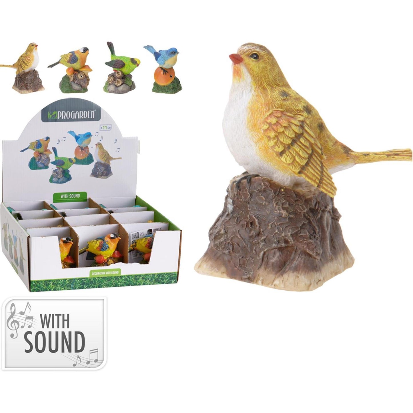 Oiseau de jardin Pro avec son 11cm
