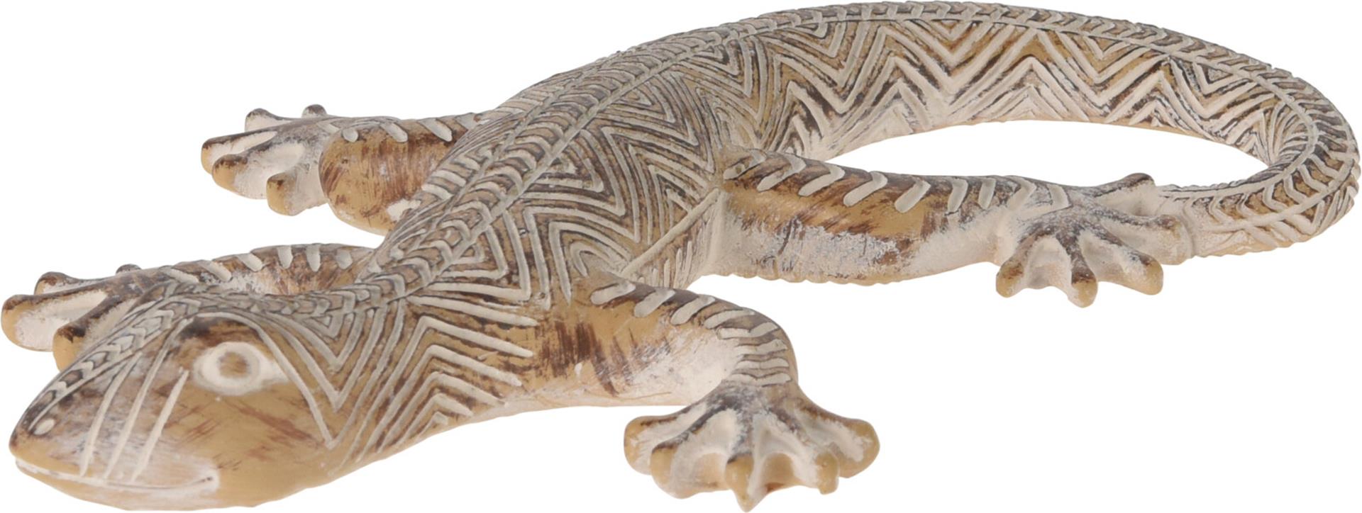 Déco déco lézard polyrésine 19x11x3cm
