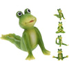 Grenouille de yoga style maison 14x5x10cm 4 ass.
