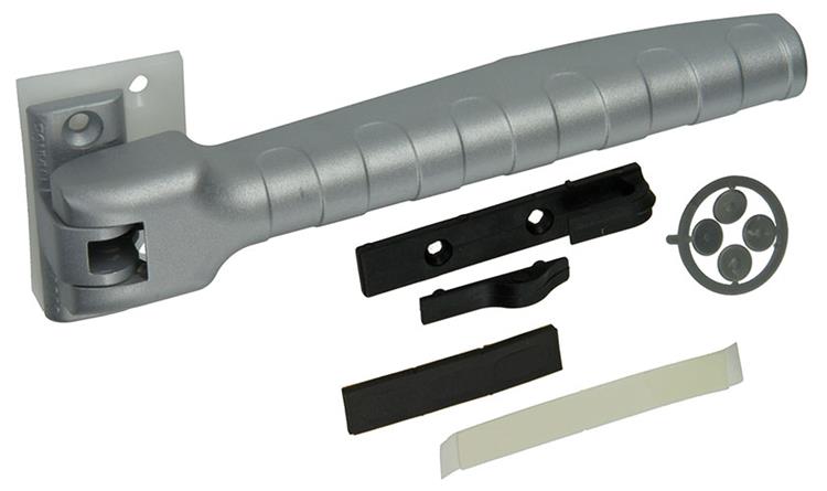Yale 1019206 - ferme-porte spir époxy couleur argent f1e | 1 pièce