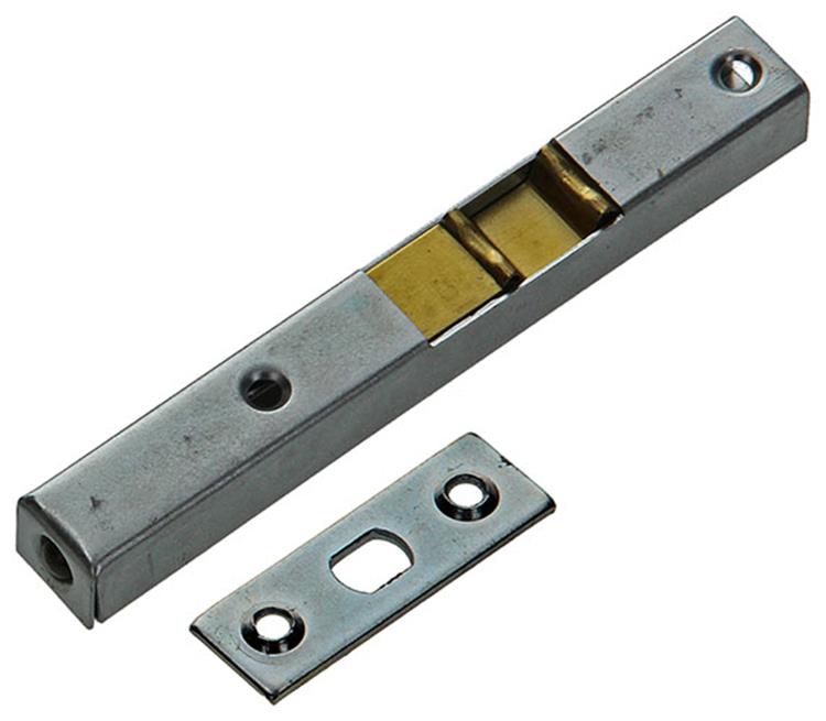 Yale 1019212 - 2 glissières en tube galvanisé 11x13mm 100mm | 2 pièces