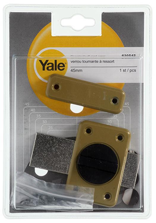 Yale 1019218 - 1 curseur rotatif + ressort peint 45mm | 1 pièce