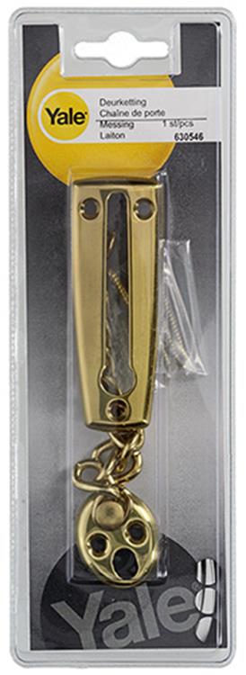 Yale 1019220 - chaîne de porte en laiton ypelch469823bp | 2 pièces