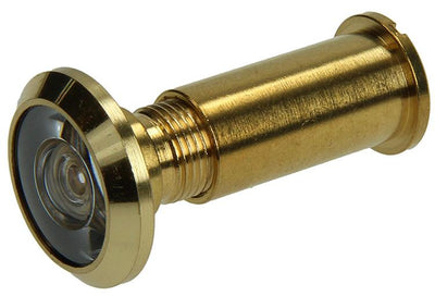 Yale 1019226 - judas de porte 200° laiton poli ø14mm | 2 pièces