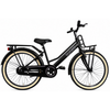 Kyoso vélo pour enfants Blossom Classic 24 pouces avec moyeu de frein - noir mat rose