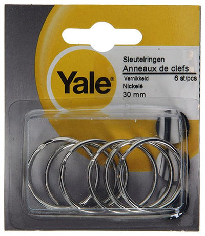 Yale 1019227 - 6 porte-clés 30mm | 10 pièces