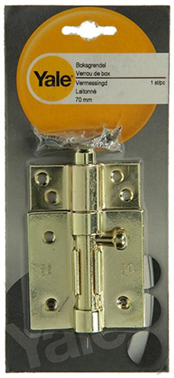 Yale 1019229 - 1 boulon en laiton 70mm | 5 pièces