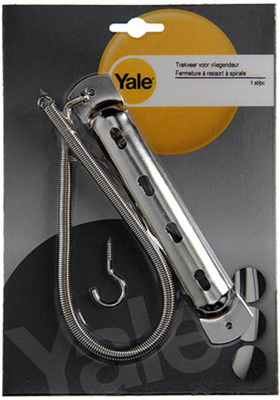 Yale 1019232 - 1 ressort de tension pour porte battante nickelé | 5 pièces