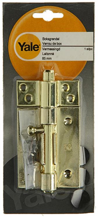 Yale 1019234 - 1 boulon en laiton 85mm | 5 pièces