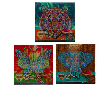 Tiger Tiger, 30x30 cm en toile