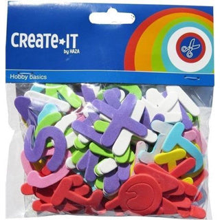 Création de lettres en mousse 104 pièces