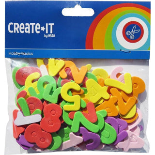Créer-it Figures de mousse 100 pièces