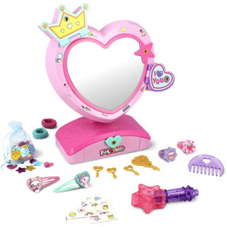 Miroir secret Jumbo funlockets avec paillettes pour cheveux | 2 pièces