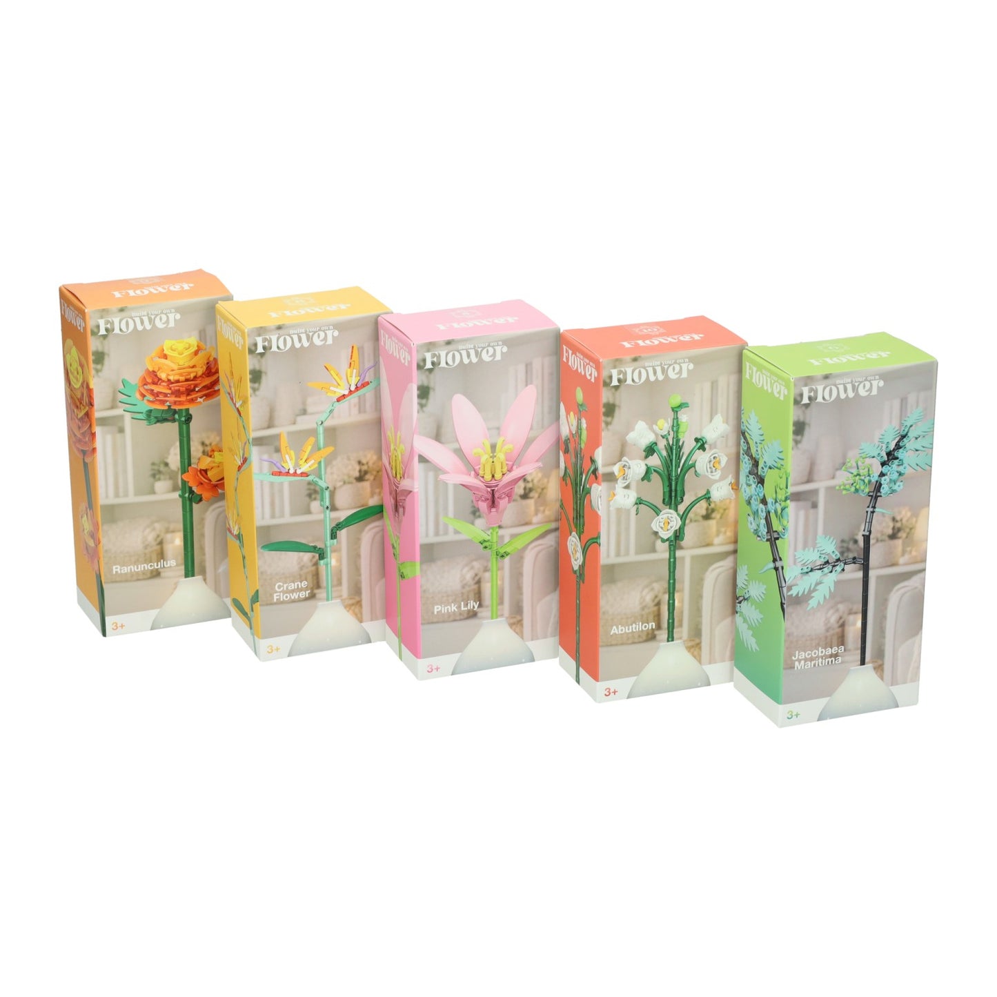 Johntoy construis votre propre fleur