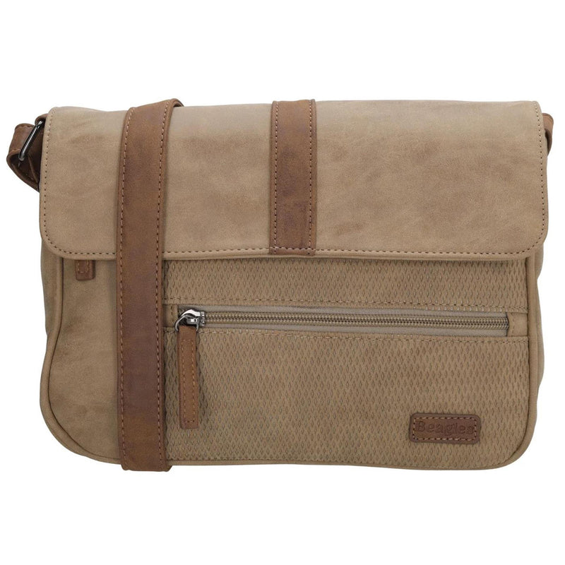 Sac bandoulière Beagles brunete taupe