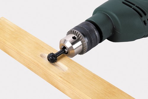 Râpe à profil Wolfcraft | sphérique | pour le bois | ø14mm | 1 pièce - 2533000