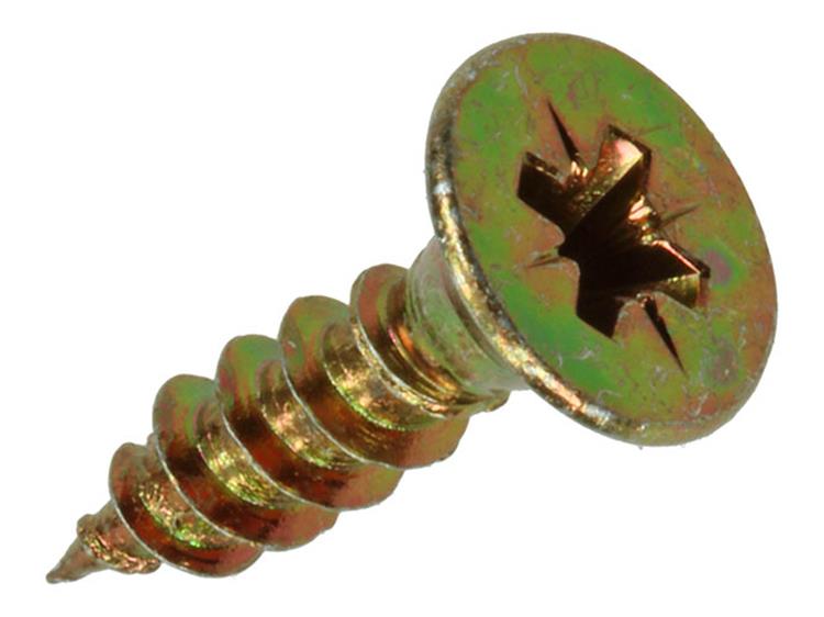 Mack 1017251 - vis pour panneaux d'aggloméré avec tête jaune 20 pcs 5,0 x 20 mm | 10 pièces