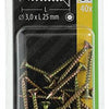 Mack 1017283 - spainplschr.vzkop-selfb. plaqué jaune 40 pièces 3,0 x 25 mm | 10 pièces