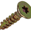 Mack 1017301 - spainplschr.vzkop-auto-assemblage plaqué jaune 24 pièces 4,5 x 20 mm | 10 pièces