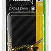 Mack 1017302 - spainplschr.vzkop-auto-assemblage plaqué jaune 20 pièces 4,5 x 25 mm | 10 pièces