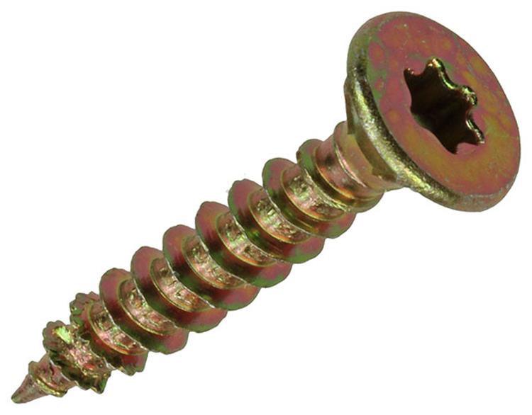 Mack 1017311 - spainplschr.vzkop-selfb. plaqué jaune 15 pièces 5,0 x 30 mm | 10 pièces
