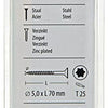 Mack 1017315 - spainplschr.vzkop-auto-assemblage plaqué jaune 7 pièces 5,0 x 70 mm | 10 pièces