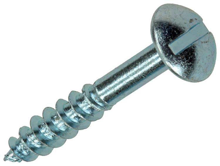 Mack 1017379 - vis à bois tête cylindrique en acier galvanisé 10 pcs 5,0 x 30 mm | 10 pièces