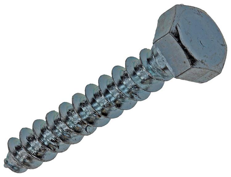 Mack 1017398 - boulon fileté à bois en acier galvanisé 15 pcs 5 x 30 mm | 10 pièces