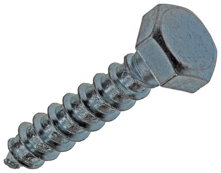 Mack 1017409 - boulon fileté à bois en acier galvanisé 9 pièces 7 x 50 mm | 5 pièces
