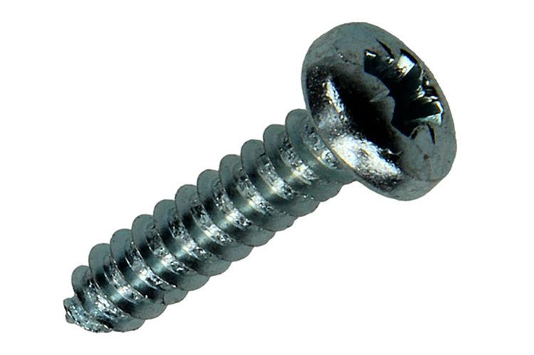 Mack 1017458 - vis autotaraudeuse à tête cylindrique galv. 9 pièces 5,5 x 25 mm | 10 pièces