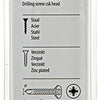 Mack 1017463 - vis autoperceuse à tête galvanisée. 28 pièces 4,2 x 16 mm | 10 pièces