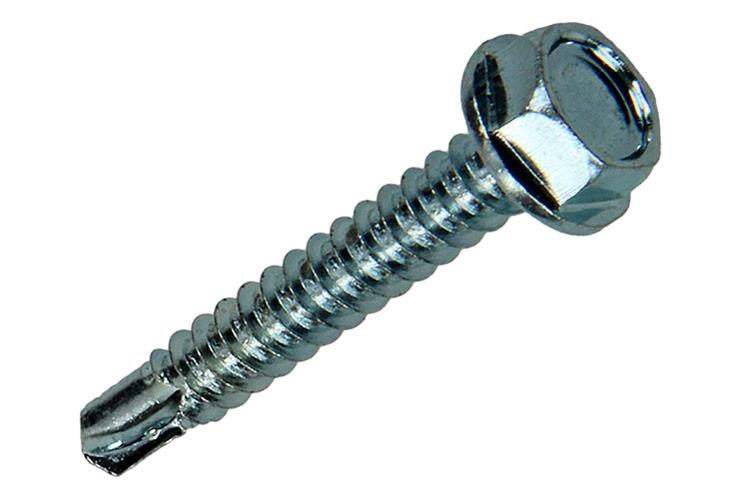 Mack 1017478 - vis autoperceuse hexagonale. tête galvanisée. 18 pièces 4,8 x 32 mm | 5 pièces