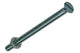 Mack 1017497 - vis à métal galvanisée. tête + écrou plaqué 6 pcs m4 x 60 mm | 10 pièces