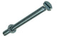 Mack 1017505 - vis à métal galvanisée. tête + écrou plaqué 7 pcs m5 x 60 mm | 10 pièces